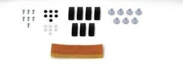 Cappafe Universal Bonnet Deflector Bug Guard Plastic Fitting Kit Black 7pcs