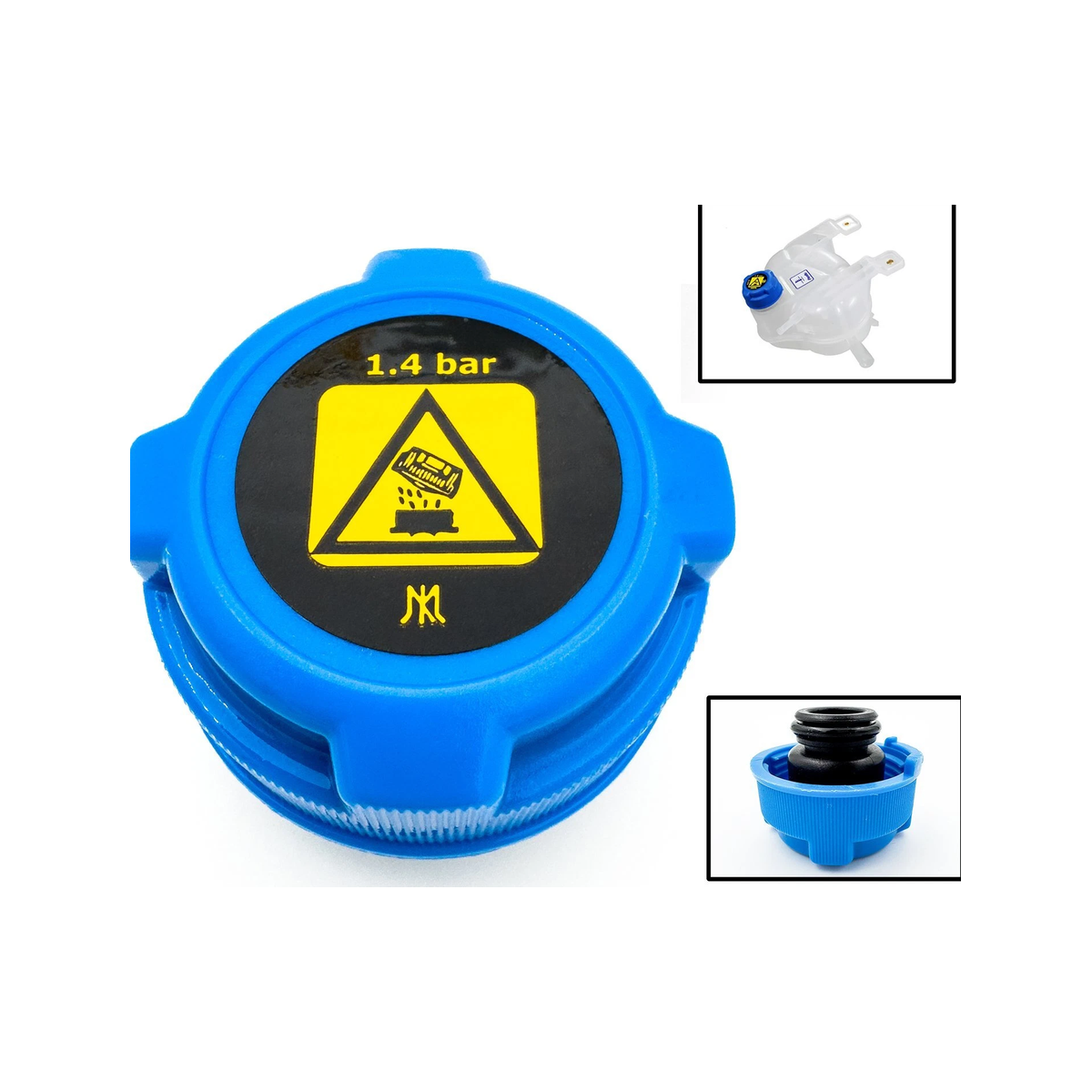 Radiator coolant tank cap for Fiat 500, Fiorino, Ducato, Peugeot Boxer and Citroen Relay