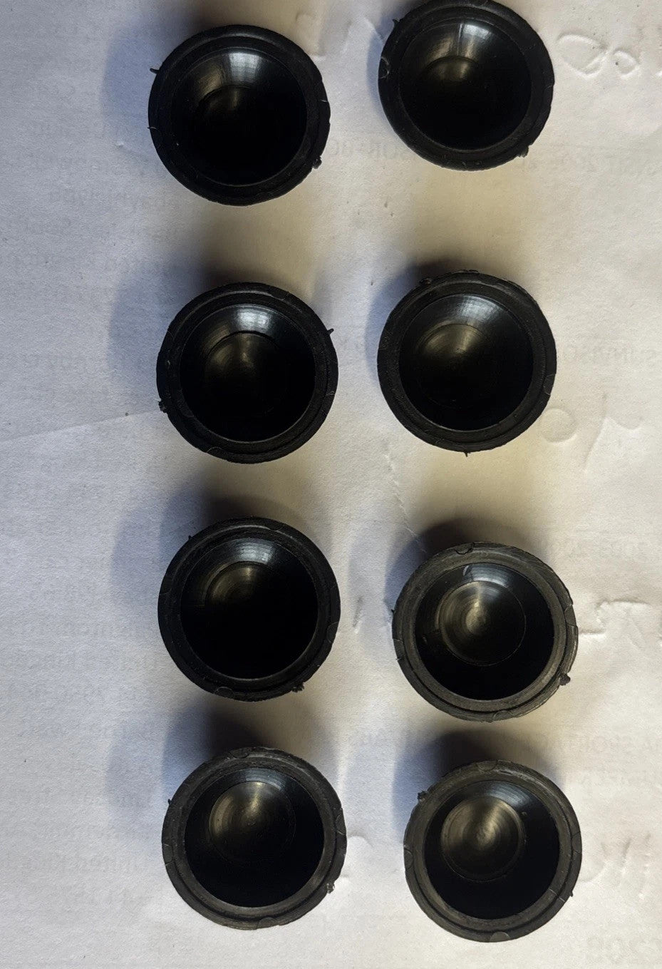 Cappafe Sun Visor Screws Caps High Impact Acrylic 8pcs
