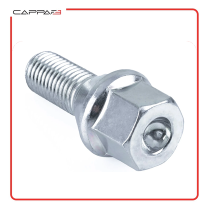 Cappafe Compatible with Vauxhall Astra Combo Corsa Meriva Vectra Zafira Alloy and Steel Wheel Bolt