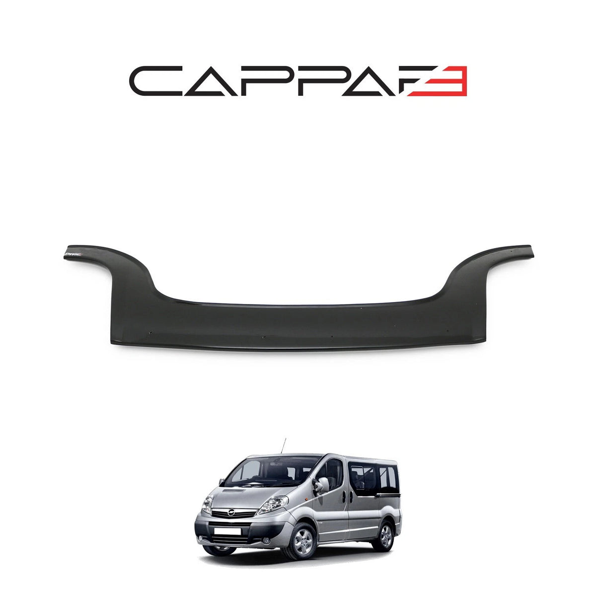 Renault Trafic 3 (X82) 2014-2019 Bonnet Wind Stone Deflector Bug Guard 3mm