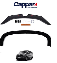 Splitter And Bonnet Deflector Front Black For Renault Trafic 2014-2020