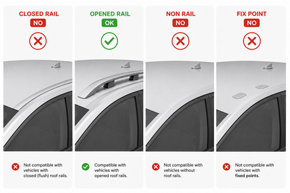 Land Rover Discovery 1998-2004 SKY-Y Roof Rack Cross Bars Roof Bars Black