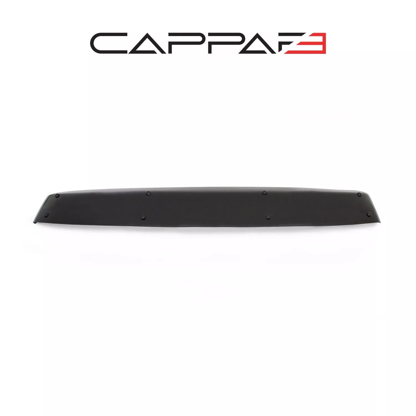 Sun Visor And Bug Guard Solid Black ABS For Mercedes Sprinter 2018-2024