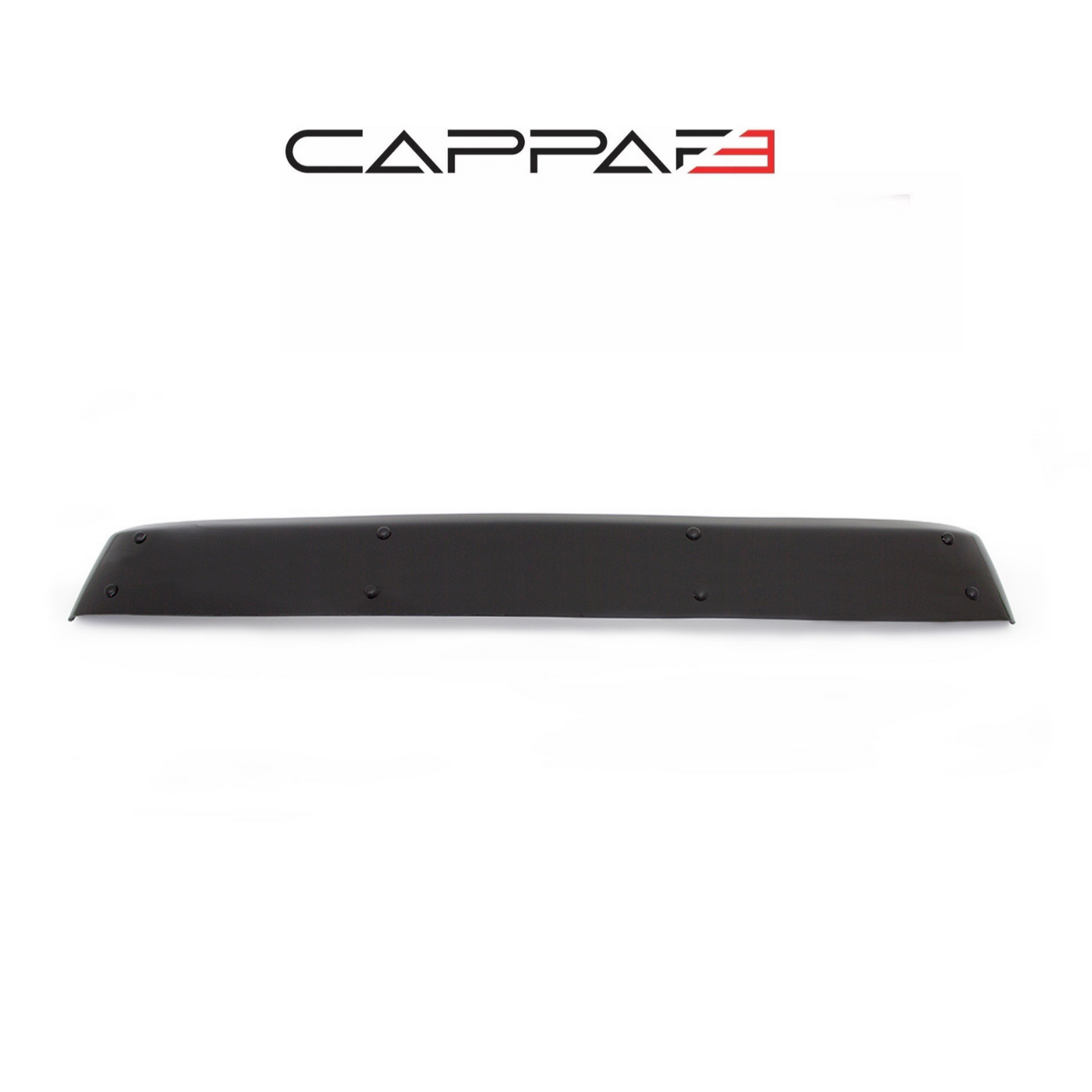 Sun Visor And Bug Guard Solid Black Acrylic For Iveco Daily 2006-2013