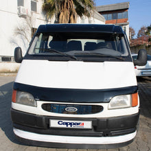 Sun Visor And Bug Guard Solid Black Front ABS For MK5 Transit 1994-1999