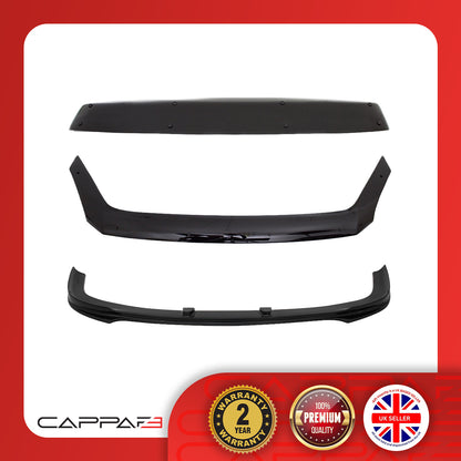Sun Visor Bonnet Deflector and Front Bumper Lip for Volkswagen Crafter 1 (2E) 2012-2017