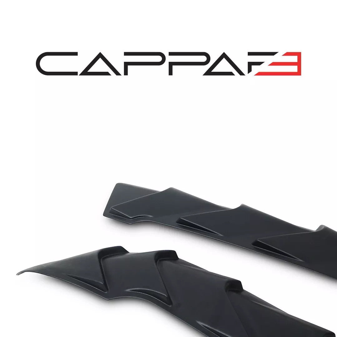 Ford Ranger (P375) 2016-2022 Bonnet Wind Stone Hood Trim Dragon Pack Matt Black