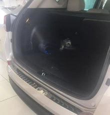 Hyundai Tucson 2018-2020 chrome stainless steel rear bumper sill protector