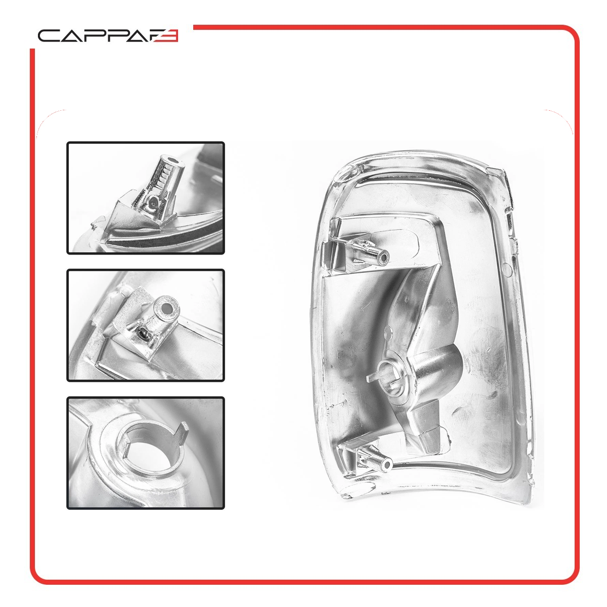 Pair of clear wing mirror indicator lenses for Ford Transit Mk8 2014-2019 – 5