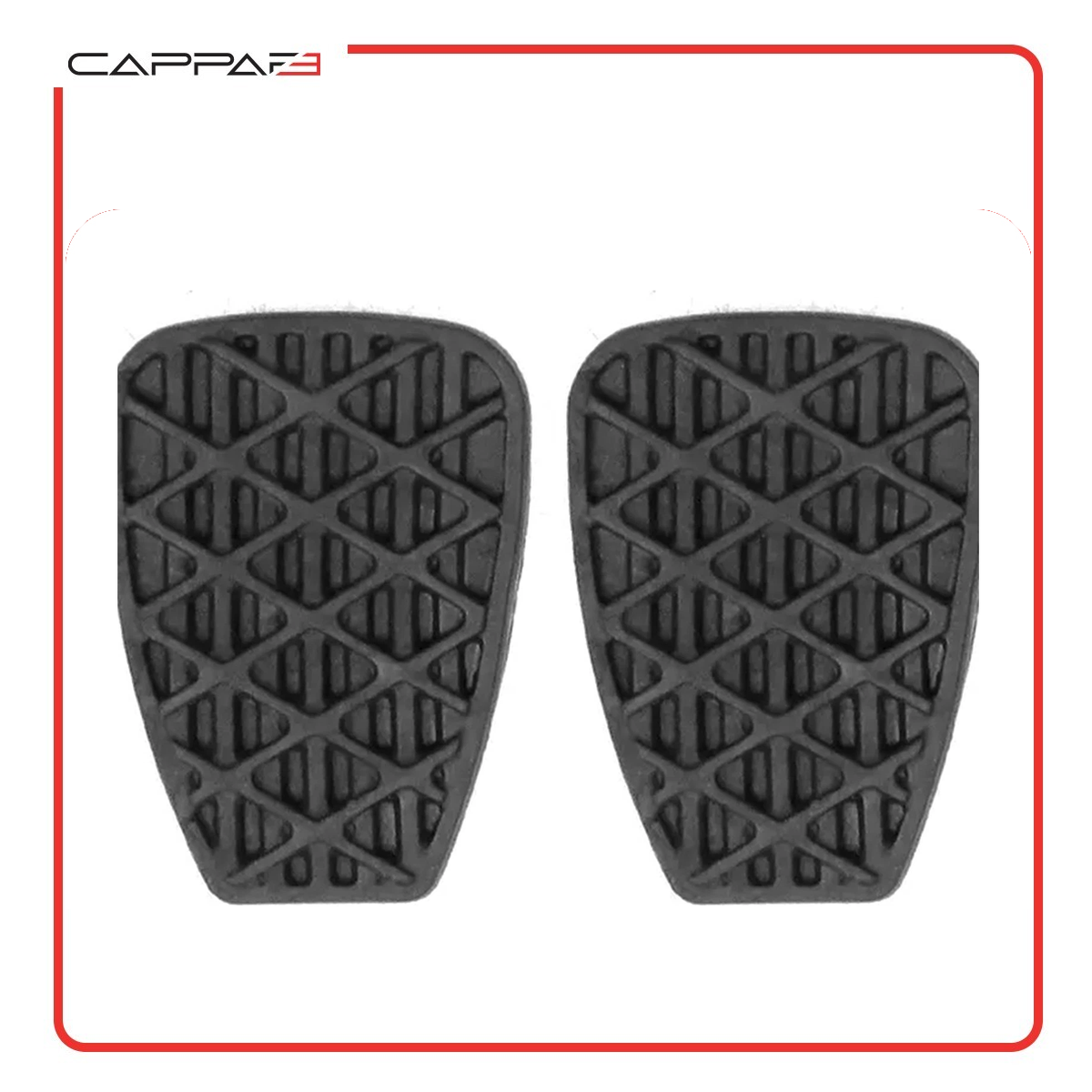 Cappafe Compatible with Mercedes Sprinter Volkswagen Crafter Brake and Clutch Pedal Rubber Pads 2E0721173 2 pcs