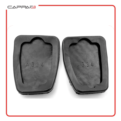 Cappafe Compatible with Nissan Qashqai J10 X-Trail T31 Juke F15 Brake and Clutch Pedal Rubber Pads 2 pcs