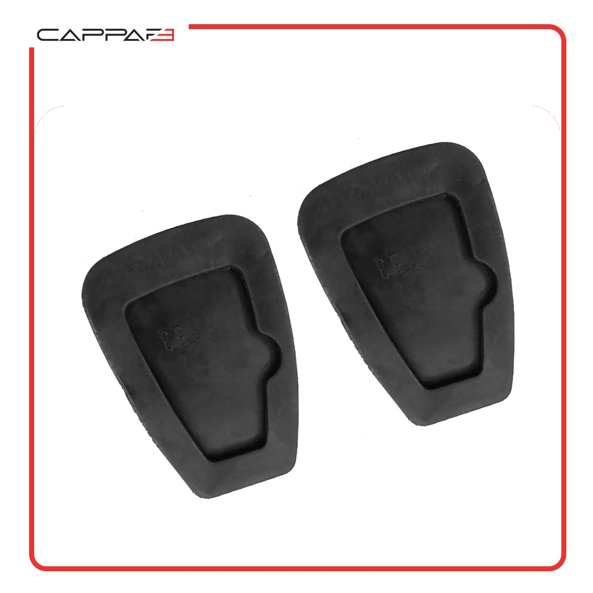 Cappafe Compatible with Mercedes Sprinter Volkswagen Crafter Brake and Clutch Pedal Rubber Pads 2E0721173 2 pcs