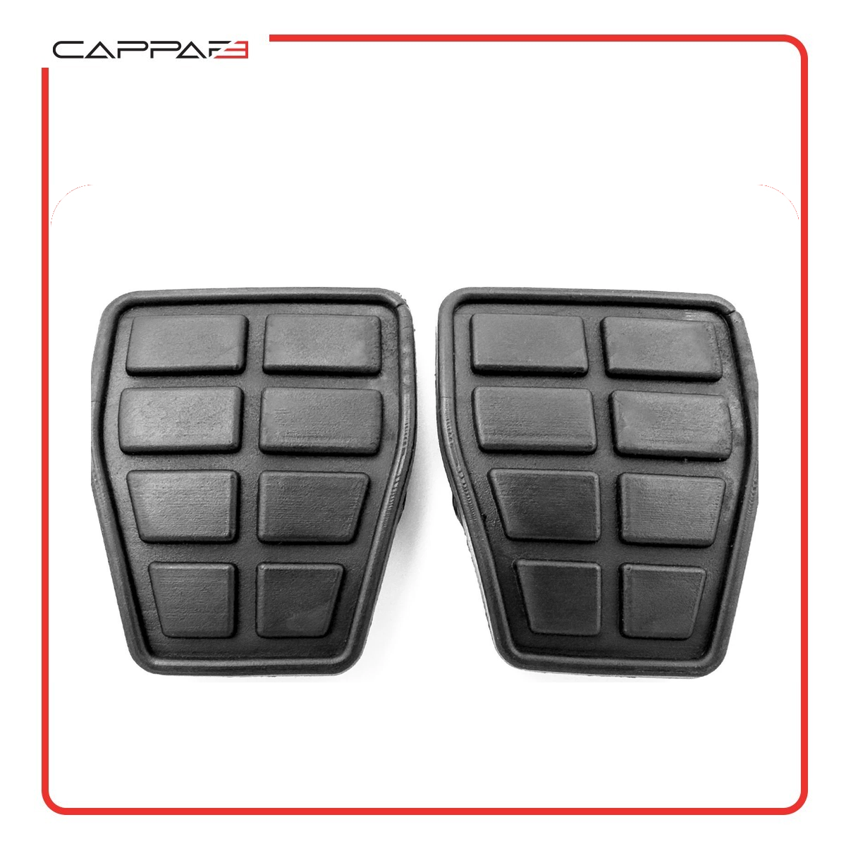 Cappafe Compatible with Volkswagen Transporter T4 Van Camper Van Golf MK3 Brake and Clutch Pedal Rubber Pads 2 pcs