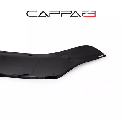 Sun Visor And Bug Guard Solid Black Acrylic For Iveco Daily 2014-2022