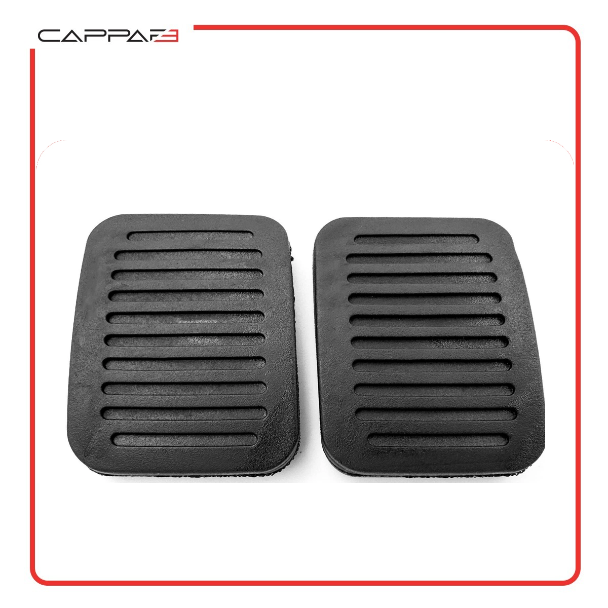 Cappafe Compatible with Fiat Ducato Citroen Relay Peugeot Boxer Brake and Clutch Pedal Rubber Pads 71747697 2 pcs