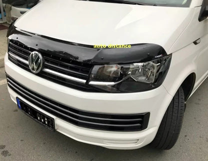 Splitter And Bug Guard Lower Front Black For VW Transporter T6 2016-2019