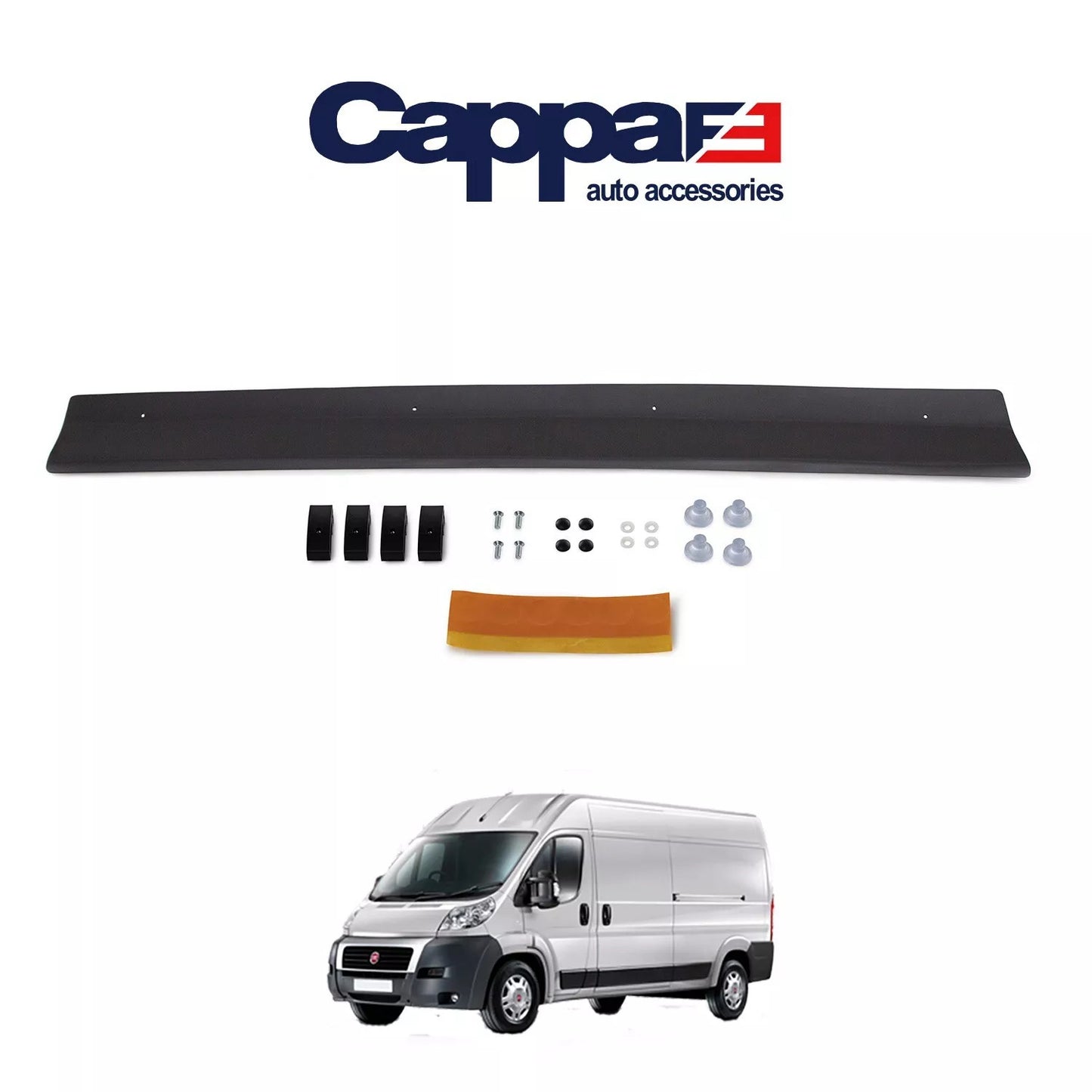 Sun Visor And Bug Guard ABS For Fiat Ducato Peugeot Boxer Relay 2006-13