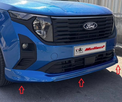 Ford Transit/Tourneo Courier 2 2023-2026 Front Bumper Lip Primed Fiberglass