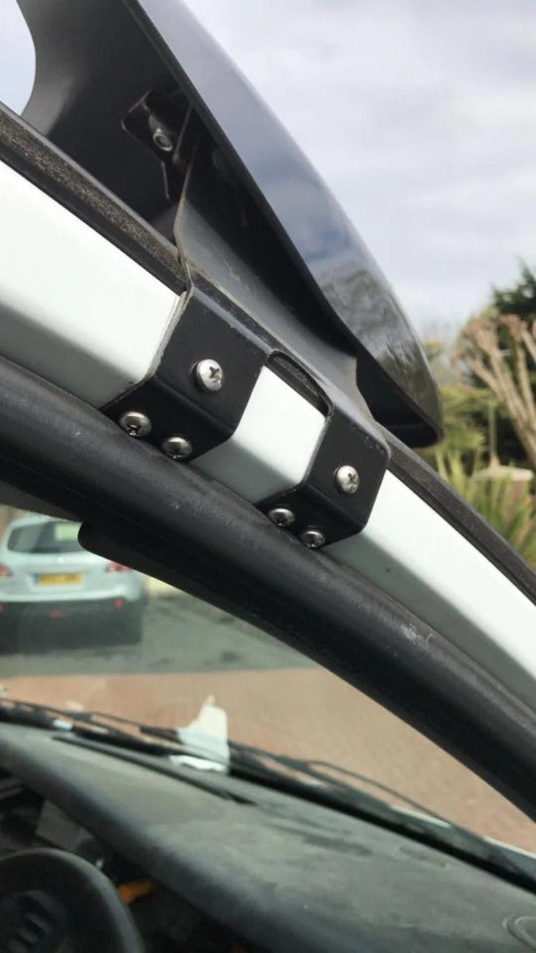 Sun Visor And Bug Guard Black Acrylic For Renault Trafic 2014-2022