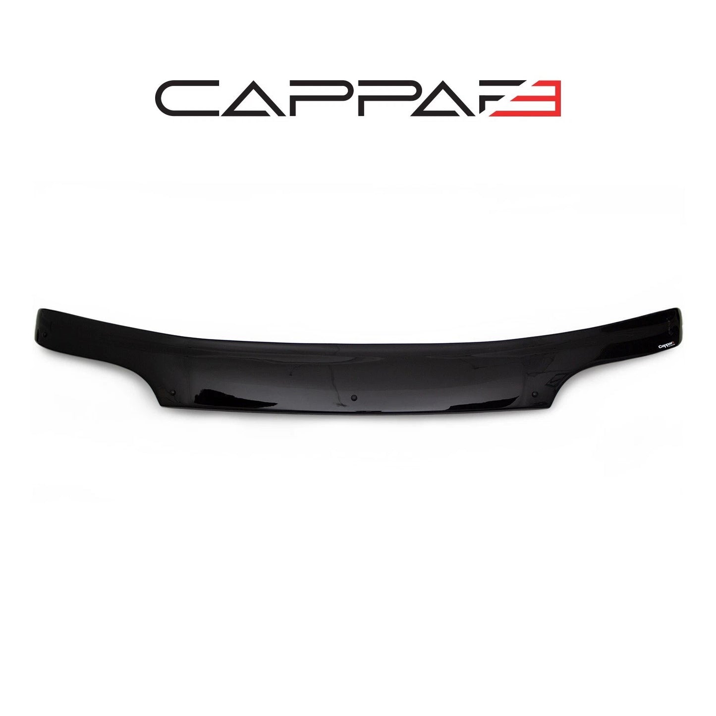 Sun Visor And Bug Guard Solid Black Front ABS For MK5 Transit 1994-1999