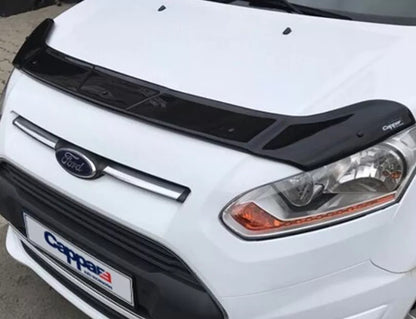 Sun Visor And Bonnet Protector Black Acrylic For Ford Connect 2014-17
