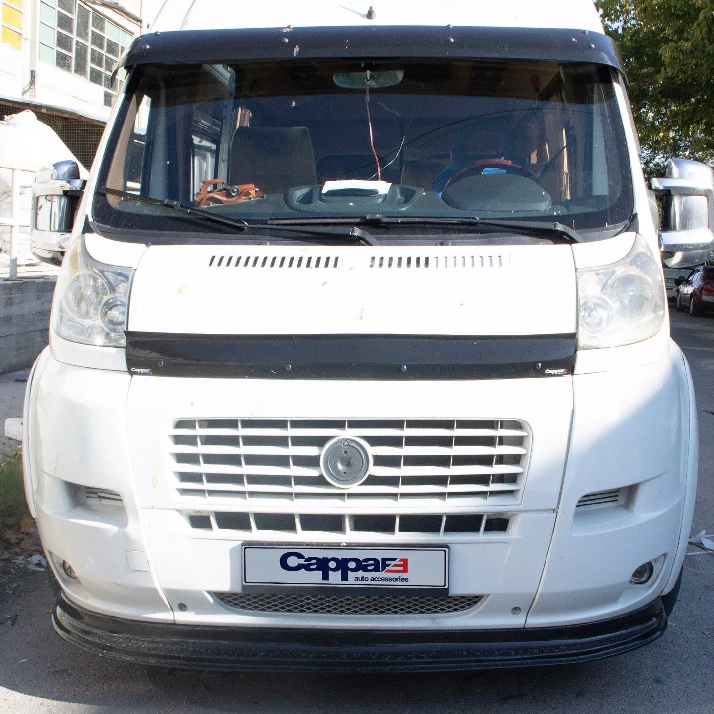 Sun Visor And Bug Guard ABS For Fiat Ducato Peugeot Boxer Relay 2006-13