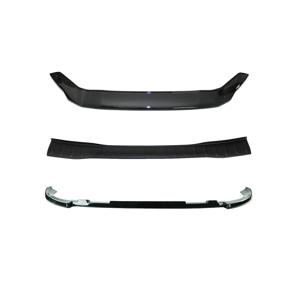 Bonnet Deflector, Lip and Rear Bumper Sill for Ford Transit Custom 2 2023 Onwards