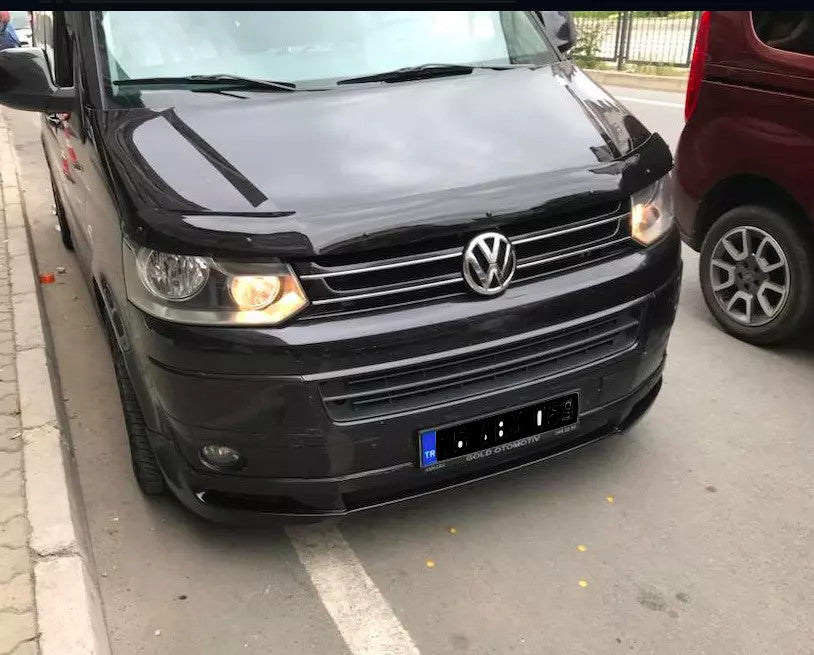 Sun Visor And Bonnet Protector Bug Guard ABS For VW Transporter 2011-15