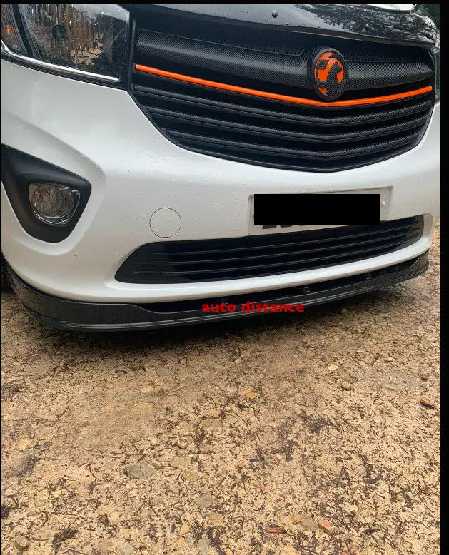 Vauxhall Vivaro B (X82) 2014-2019 Front Bumper Lower Lip Black