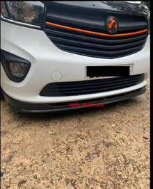 Vauxhall Vivaro 2014-2019 black front bumper lower lip – 2