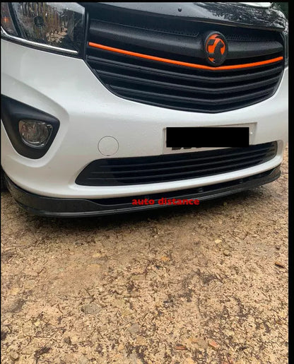 Vauxhall Vivaro B (X82) 2014-2019 Front Bumper Lower Lip Black