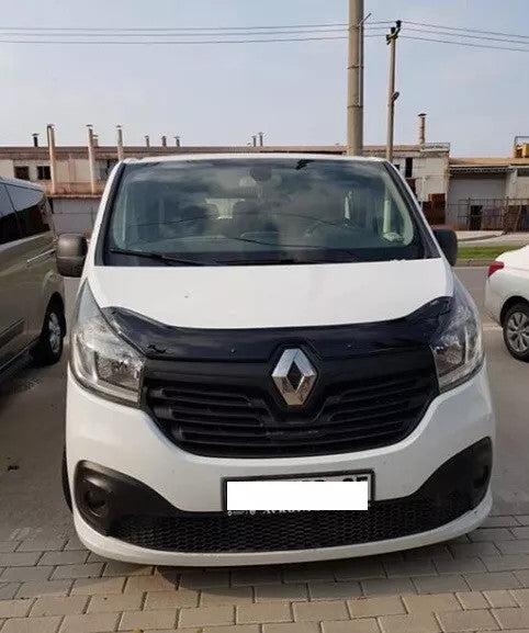 Splitter And Bonnet Deflector Front Black For Renault Trafic 2014-2020