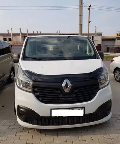 Splitter And Bonnet Deflector Front Black For Renault Trafic 2014-2020