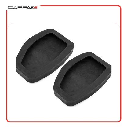 Cappafe Compatible with Citroen Berlingo Peugeot Partner Expert Brake and Clutch Pedal Rubber Pads 2 pcs