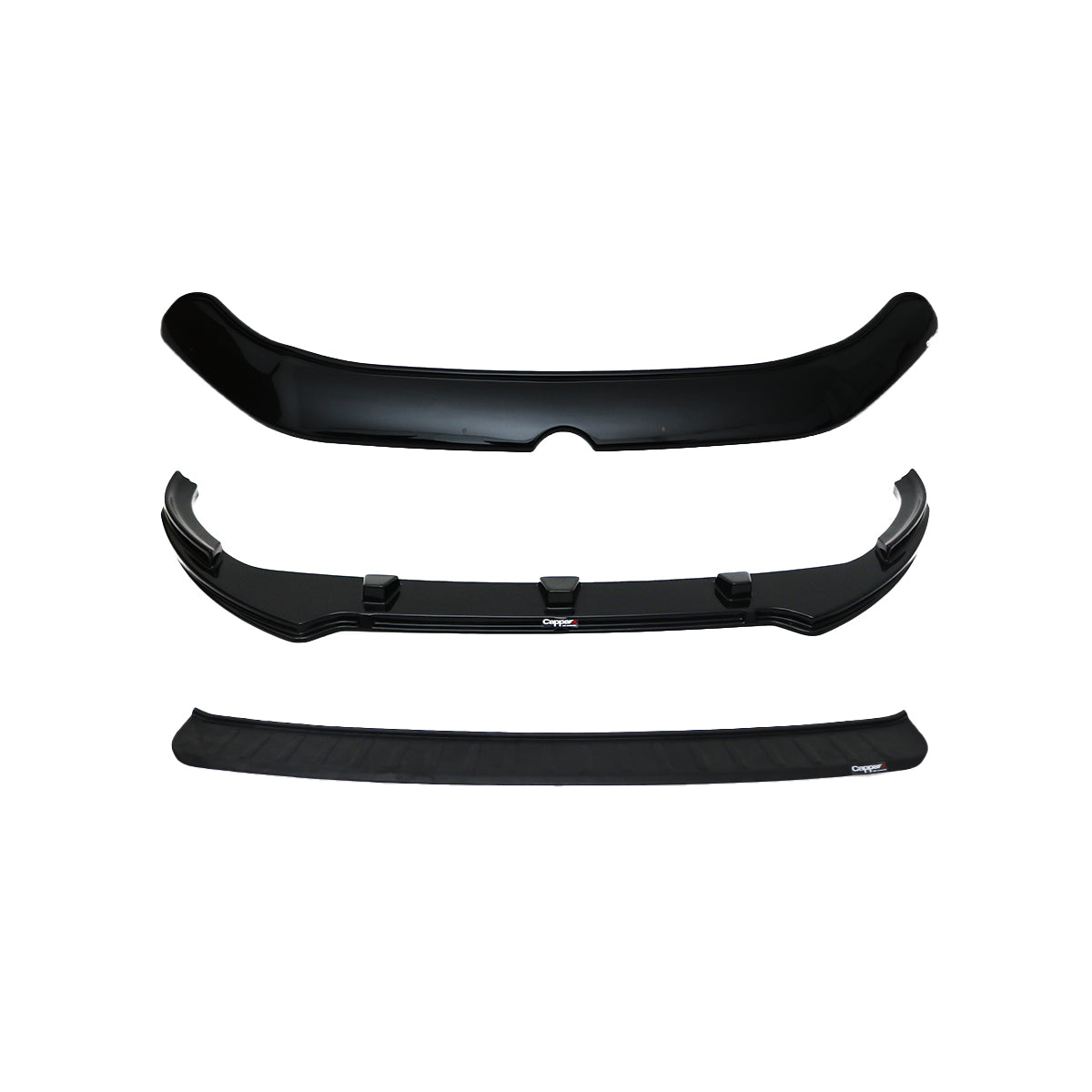 Bonnet Deflector, Bumper Lip and Rear Bumper Sill for Volkswagen Caddy 5 (SB) 2020 Onward