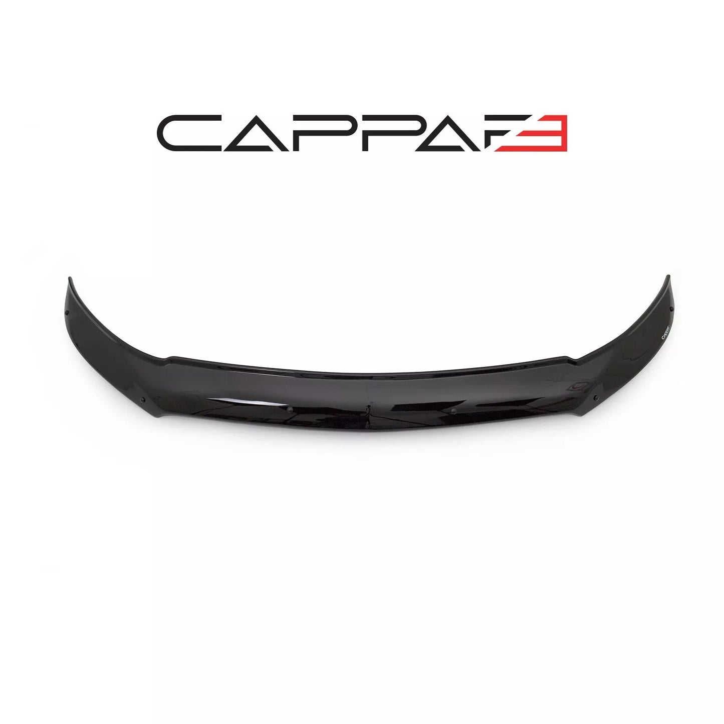 Sun Visor And Bug Guard Solid Black ABS For Mercedes Sprinter 2018-2024