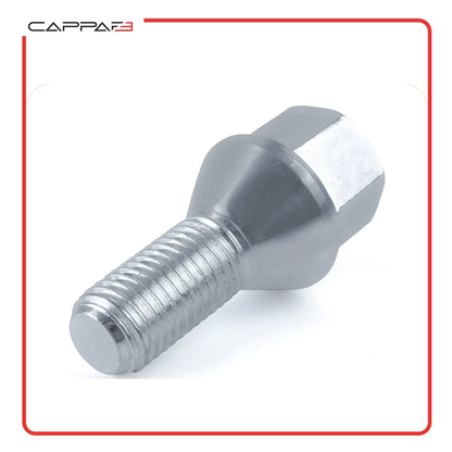Cappafe Compatible with Vauxhall Astra Combo Corsa Meriva Vectra Zafira Alloy and Steel Wheel Bolt