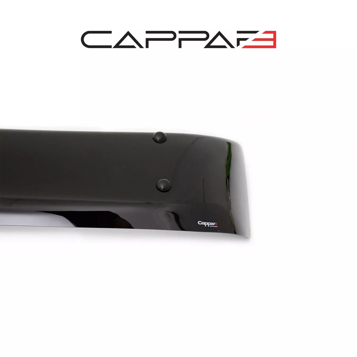 Sun Visor And Bug Guard Solid Black Acrylic For Citroen Relay 2006-2013