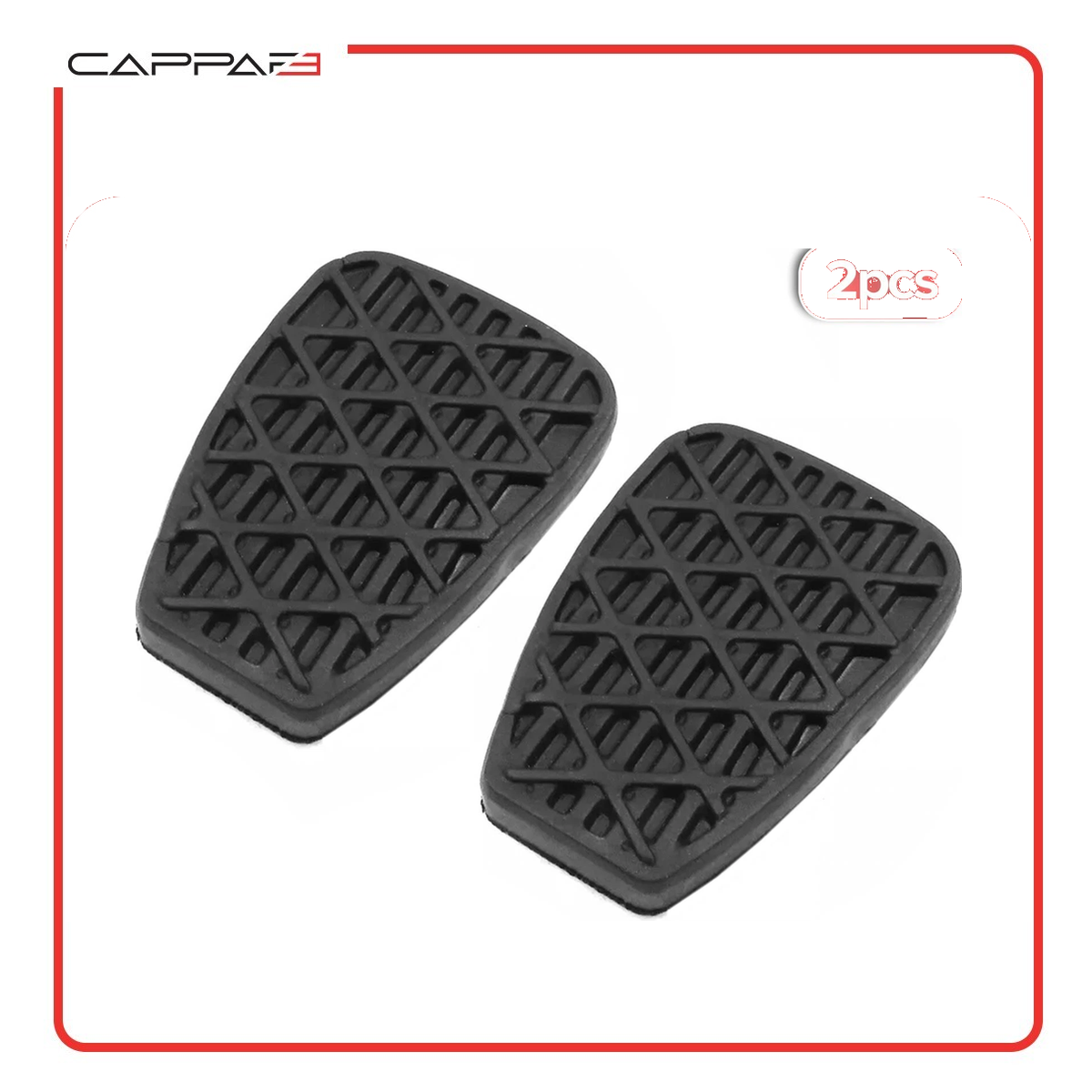 Cappafe Compatible with Mercedes Sprinter Volkswagen Crafter Brake and Clutch Pedal Rubber Pads 2E0721173 2 pcs