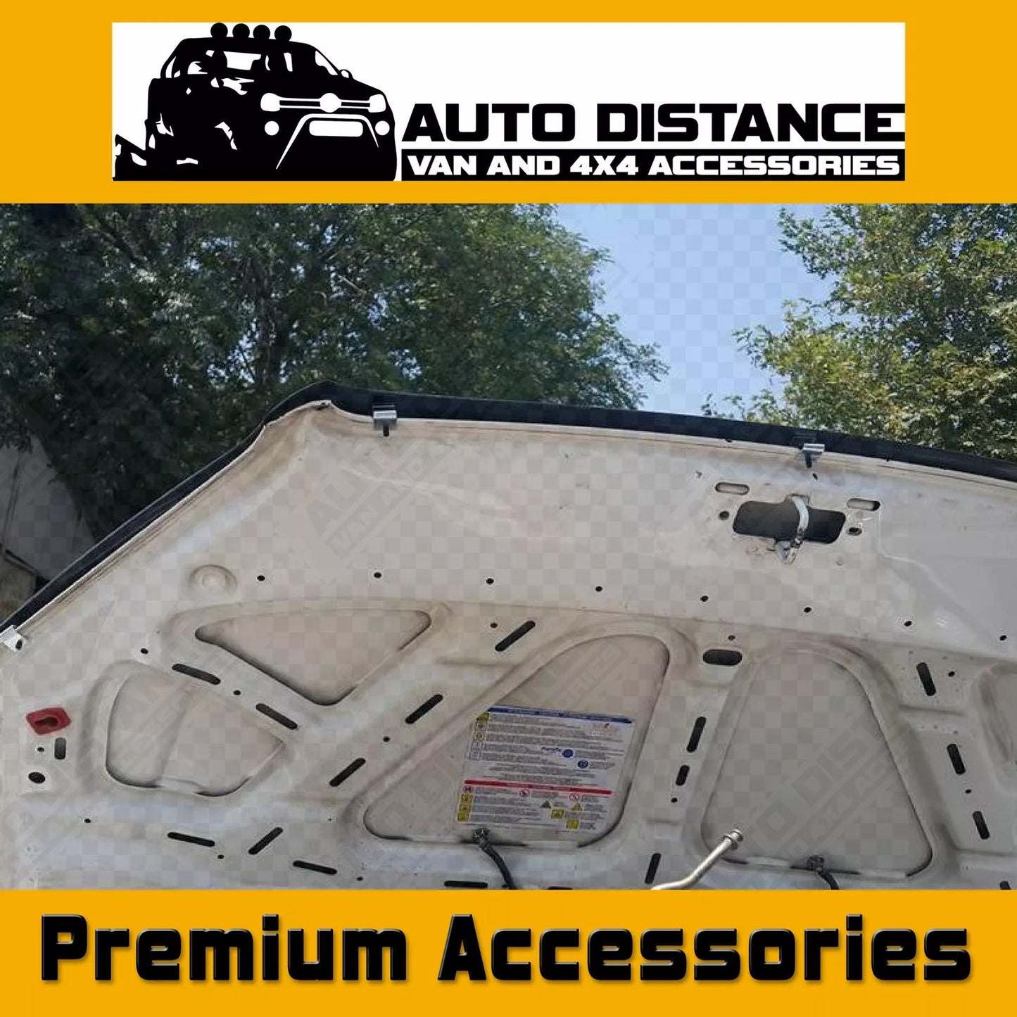 Sun visor Bonnet Protector Bug Guard Black ABS For Ford Connect 2003-2007