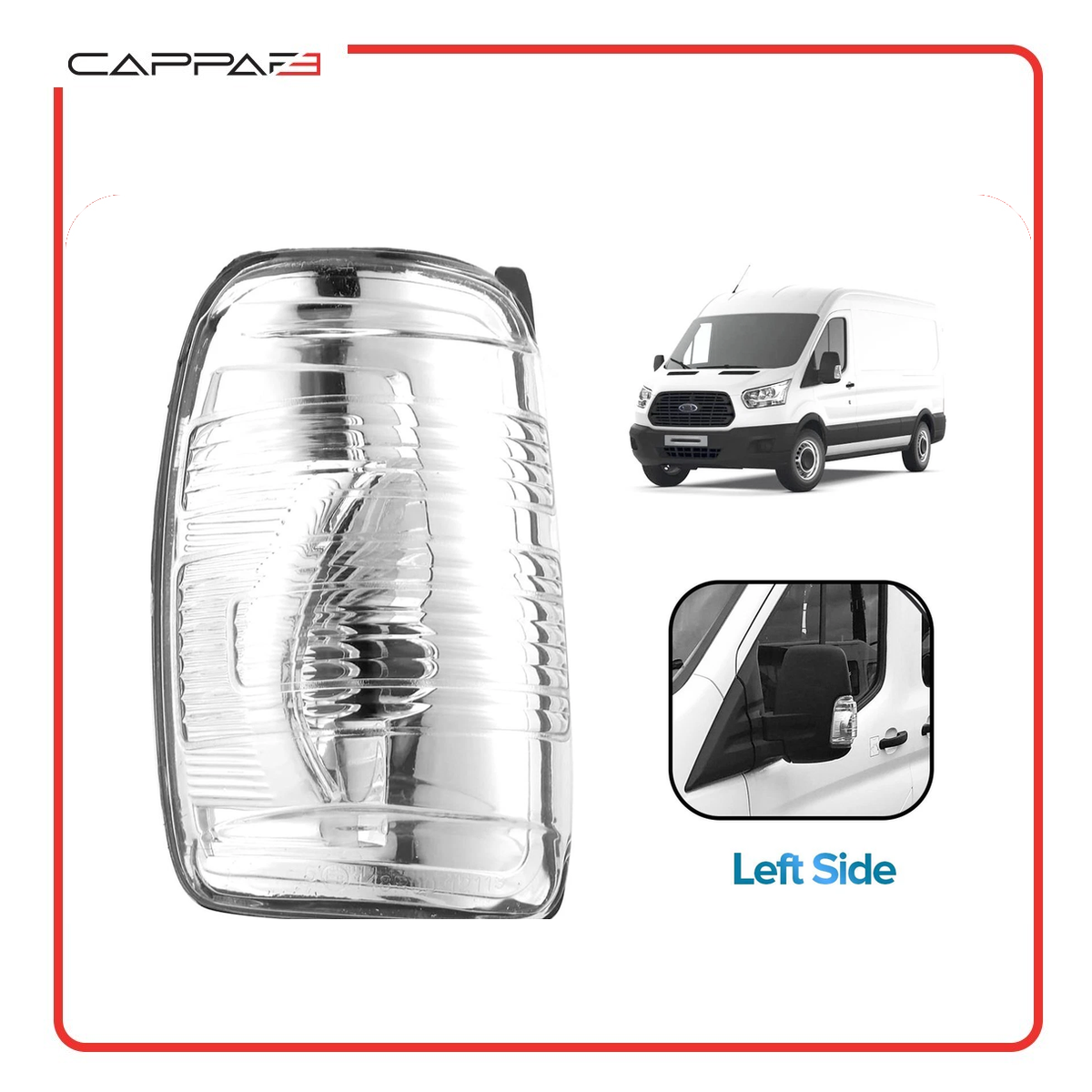 Ford Transit Mk8 left wing mirror indicator lens – 2