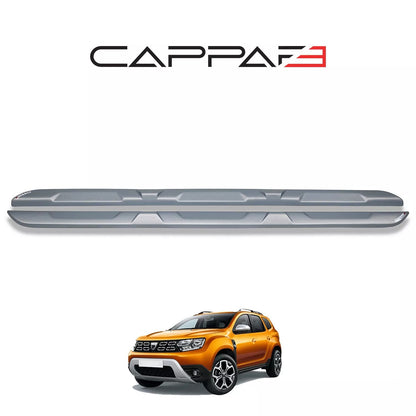 Dacia Duster 2 2018-2021 Side Skirt Cover Trim Protection Silver 2pcs