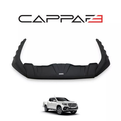 Mercedes X-Class (W470) 2017-2020 Bonnet Wind Stone Hood Trim Dragon Pack Black