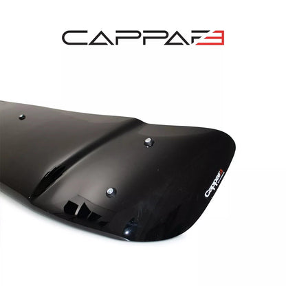 Sun Visor And Bug Guard Solid Black ABS For Ford Transit MK7 2006-13