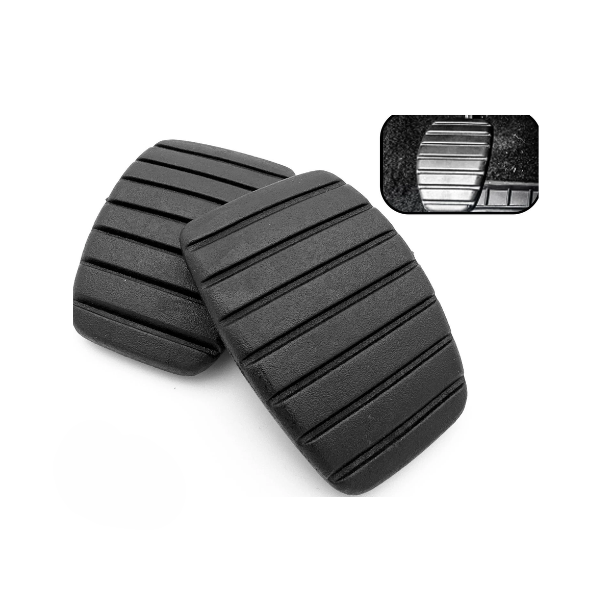 Cappafe Compatible with Renault Trafic 2 Master 3 Vauxhall Vivaro Brake and Clutch Pedal Rubber Pads 2 pcs