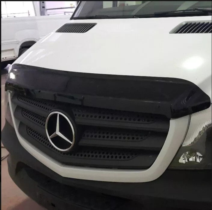 Mercedes Sprinter 2 2014-2018 Bonnet Wind Stone Deflector Bug Guard Short