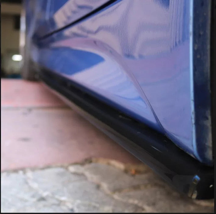 BMW 3 Series (F30) 2011-2019 Side Skirts Sill Extension Splitter Black