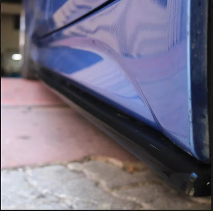 BMW 3 Series (F30) 2011-2019 Side Skirts Sill Extension Splitter Black