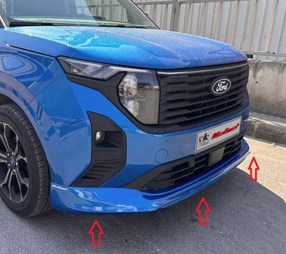 Ford Transit/Tourneo Courier 2 2023-2026 Front Bumper Lip Primed Fiberglass